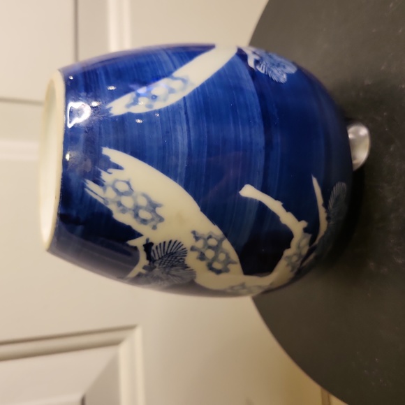 Takahashi San Francisco Hand-Painted Porcelain Blue & White Bonsai Tree Vintage - Picture 10 of 10